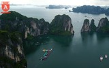 Ngắm Vịnh Hạ Long tuyệt đẹp từ trên cao